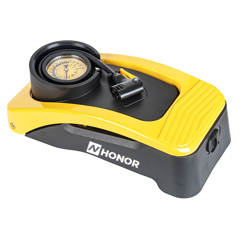 欧耐脚踩打气筒新型便携汽车自行车电动车摩托车充气泵