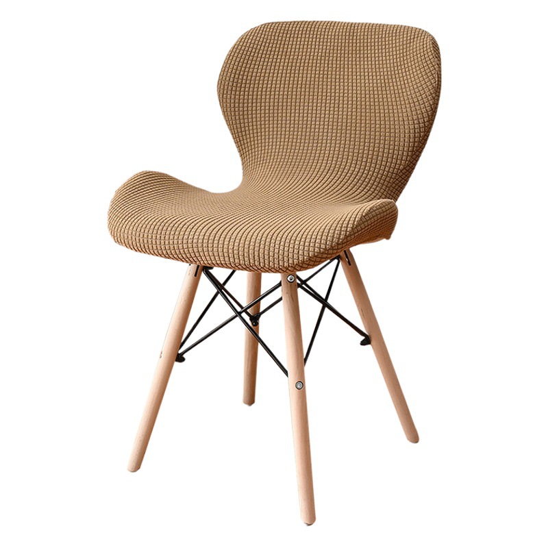 Funda para silla de mariposa de forro polar elástico de color puro transfronterizo, funda para silla con forma especial a prueba de polvo, universal AliExpress SHEIN dropshipping