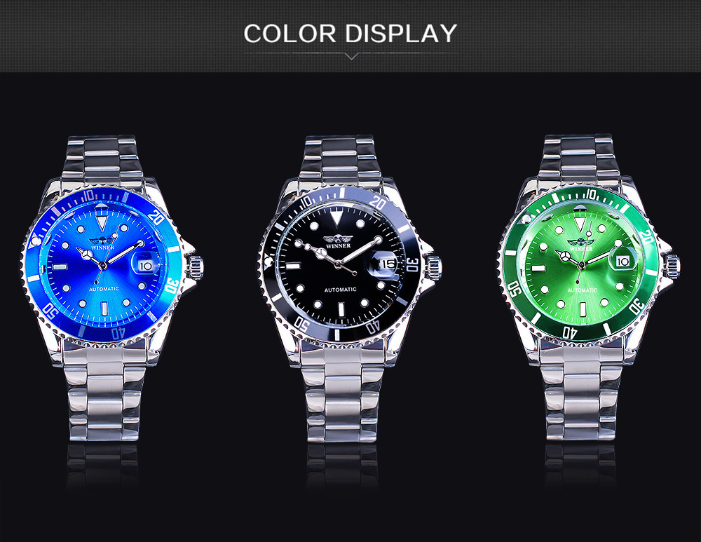 Automatic Mechanical Men's Watch Submariner Style Business Fashion_voghion.com