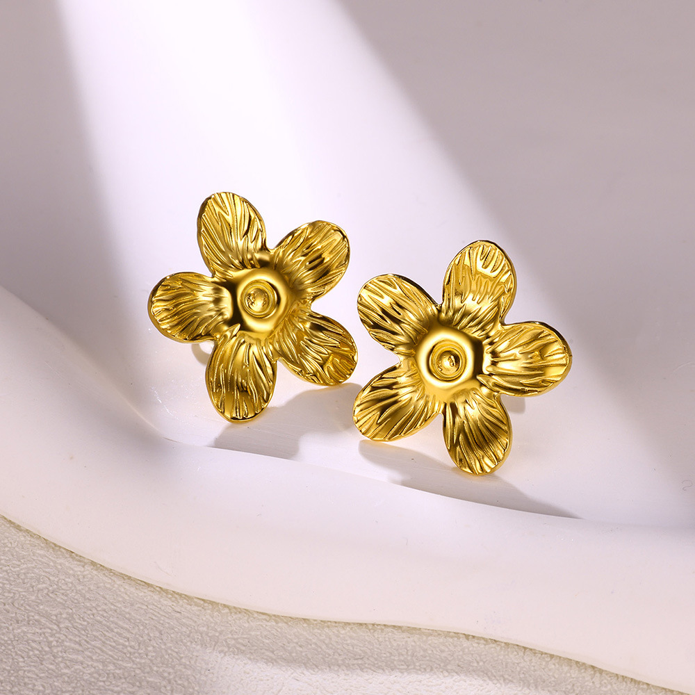 13g Weight 0.03µm-0.05µm Gold Plating Thickness PVD Coated Gold Plating Process 304 Stainless Steel Ear Needle Material Real Gold Plated Plating Material Stone-Free Inlay Material Ear Studs Classification 18K Gold Plating Color 1 Pair Quantity Daily Occasion 304 Stainless Steel Material Shamrock, Flower Pattern Women's Gender Vintage Style Style Waterproof Non Tarnish Craft PVD Coated Real Gold Plated 18K Gold Shamrock Flower 304 Stainless Steel Vintage Style Waterproof Non Tarnish Ear Studs 17