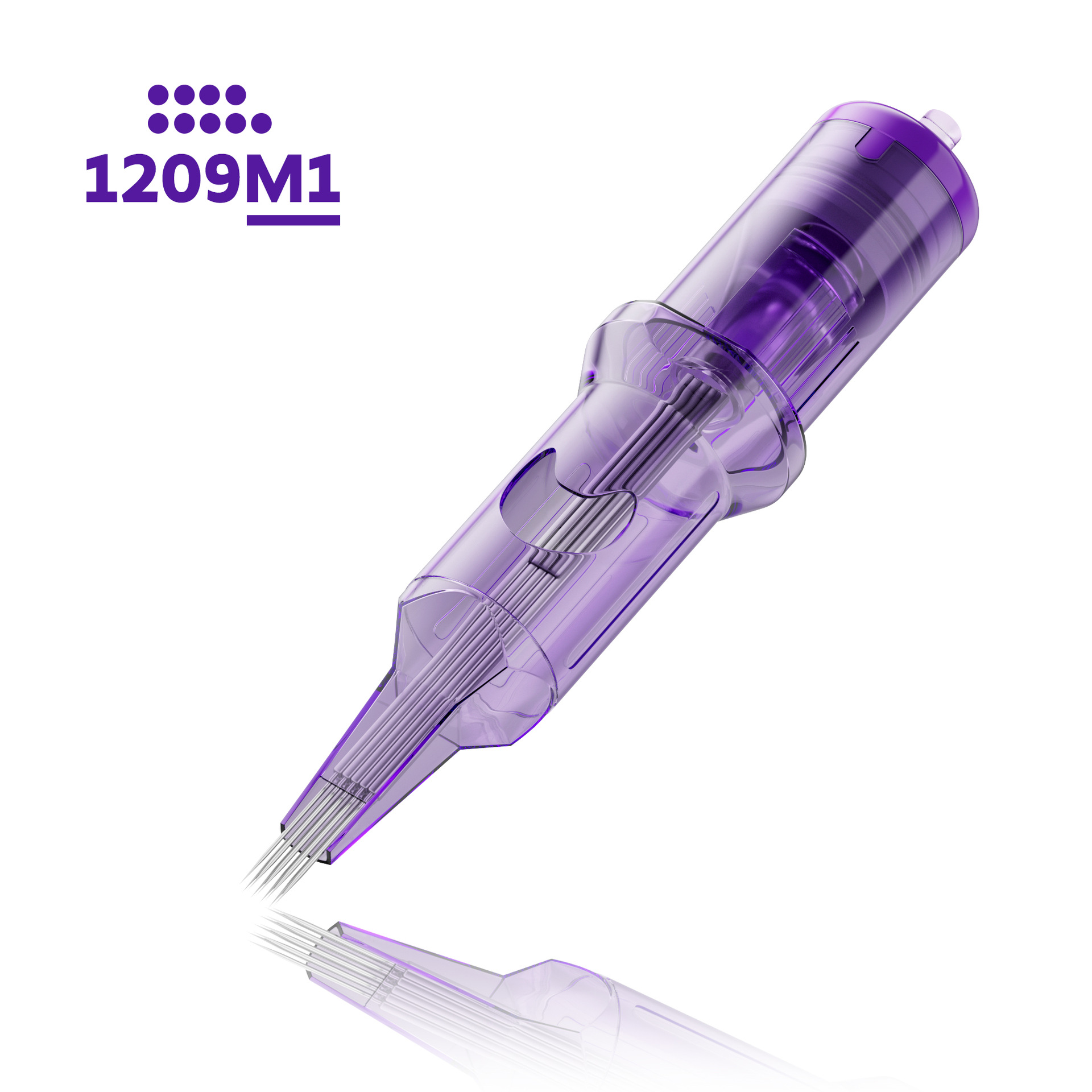 Tuffking tatuaje media luna aguja púrpura secante nebulización aguja de tatuaje herramienta de tatuaje equipo de tatuaje suministros de tatuaje