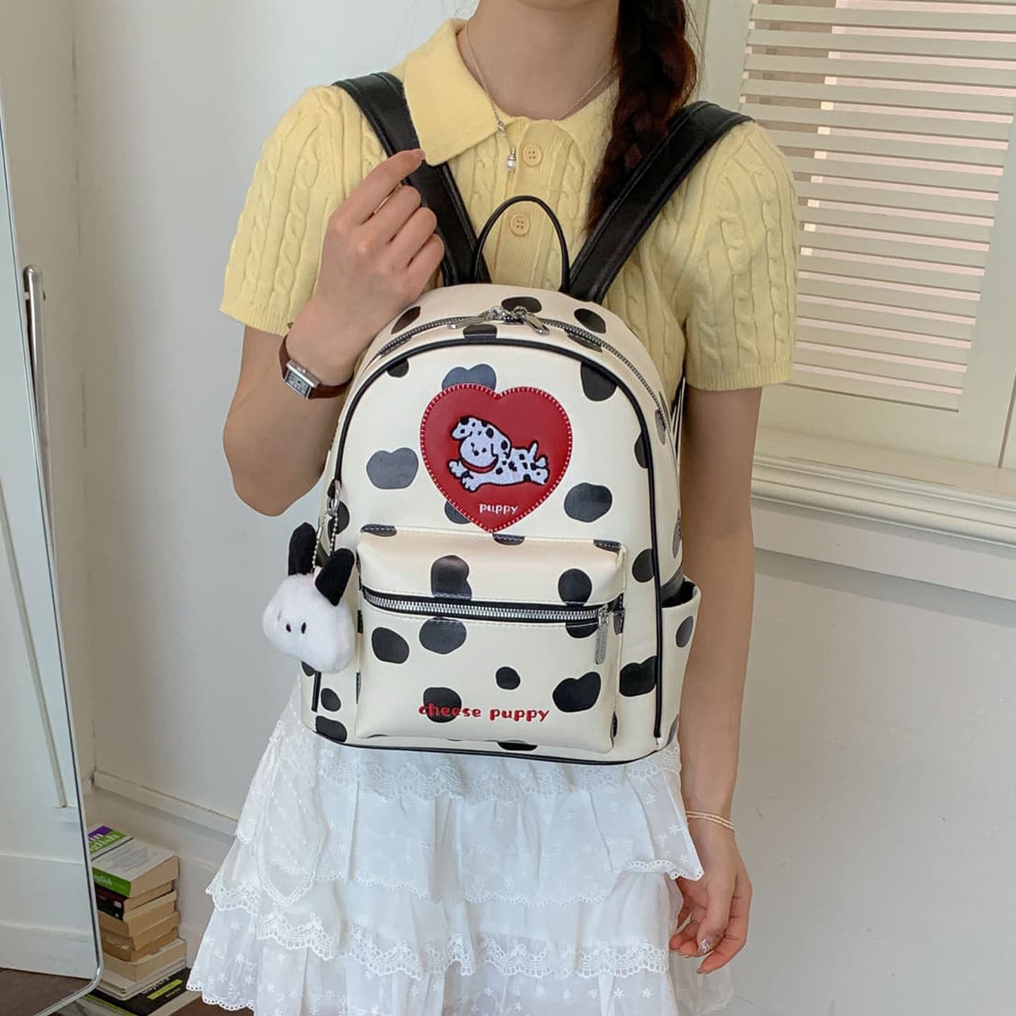Viajes de punto de onda de hombros de verano 2026 amor mochila de alta capacidad de alto valor ligera diaria nicho nueva mochila