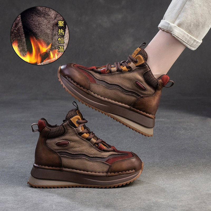 Winter keep warm low boots for leisure, universal shoes