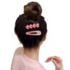 Fuchsia cute hairgrip, hairpins, bangs, crab pin, hair accessory, wide color palette