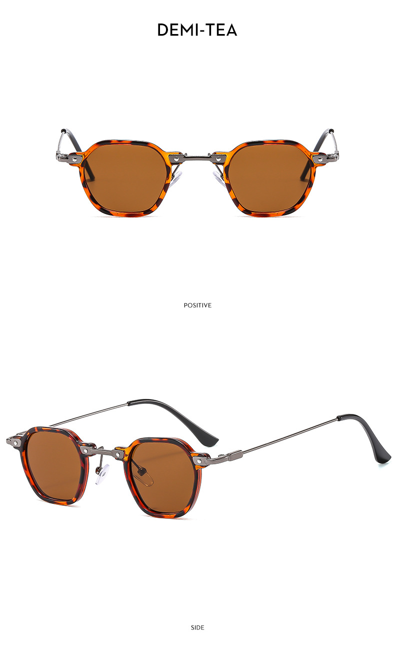 Square Hip-hop Sunglasses For Cycling Men Artistic Small Frame_voghion.com