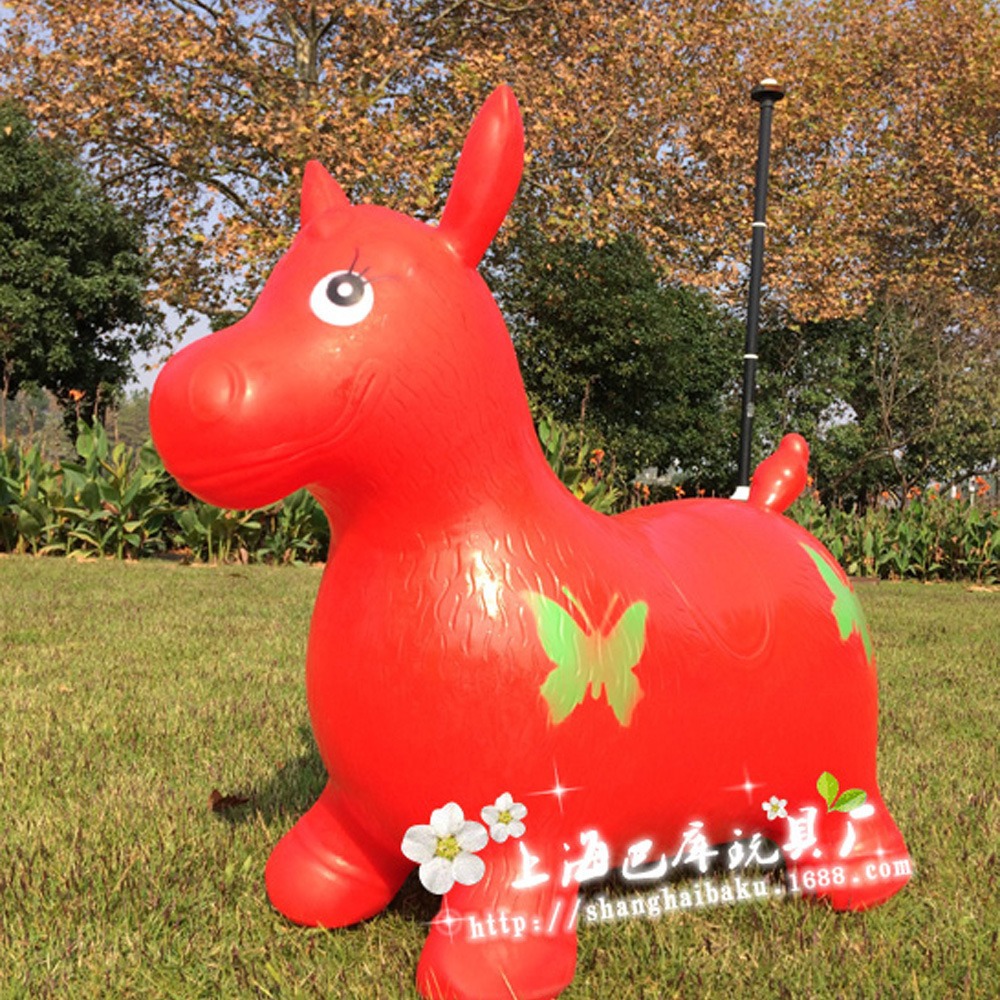 explosion-proof inflatable painted toy for jumping