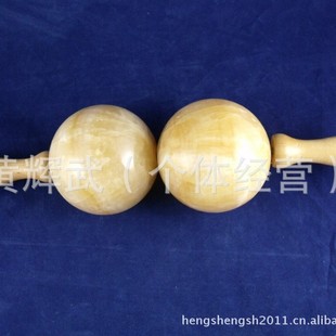Natural jade massage rolling massager rolling back Ridge shaping stick large jade two-wheel push hot sale