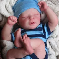 18-дюймовая симулятор возрожденной куклы Reborn doll детская домашняя игрушка Обычная версия Darren