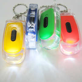 手机led灯钥匙扣 卡通手机钥匙环带灯 新创意手机lLED白光手电筒