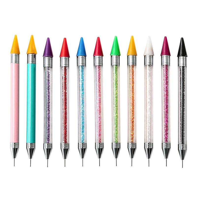 Двойной головкой карандаш точка сверло ногтей точка сверло удаления цвета Zhibo красоты Инструменты DIY ногтей дрель ювелирные изделия