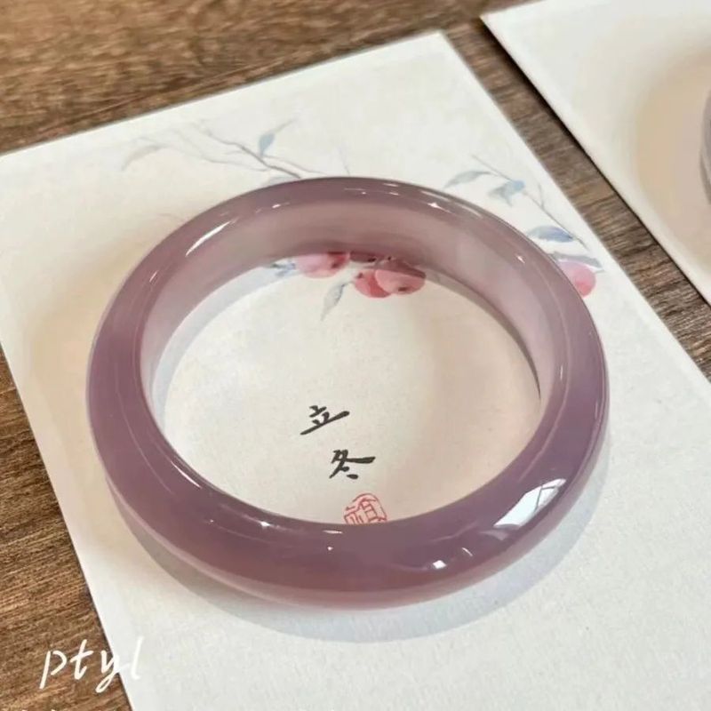 超仙白月光手镯小众设计古风中式韵味配饰清透感纯白镯子百塔手饰|undefined
