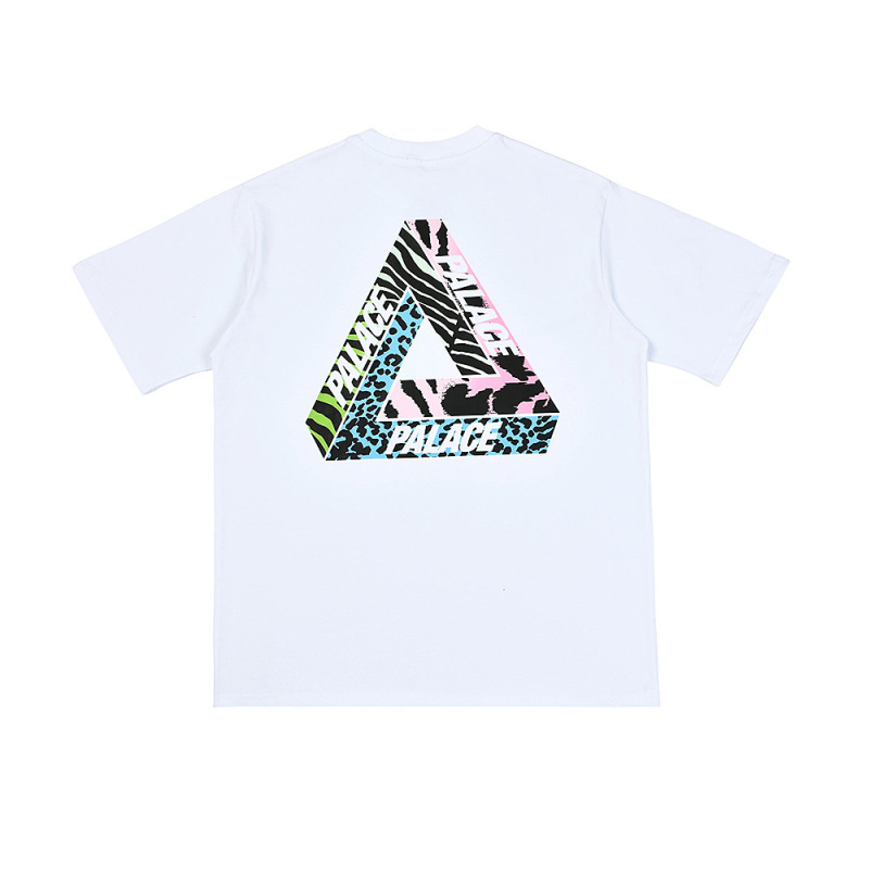 欧米の潮牌palace三角形双紗プリント高品質男女カジュアル半袖tシャツ|undefined