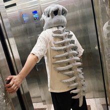 恐龙头骨头套恐龙化石玩偶儿童毛绒帽子恶搞玩偶鹿晗同七夕礼物