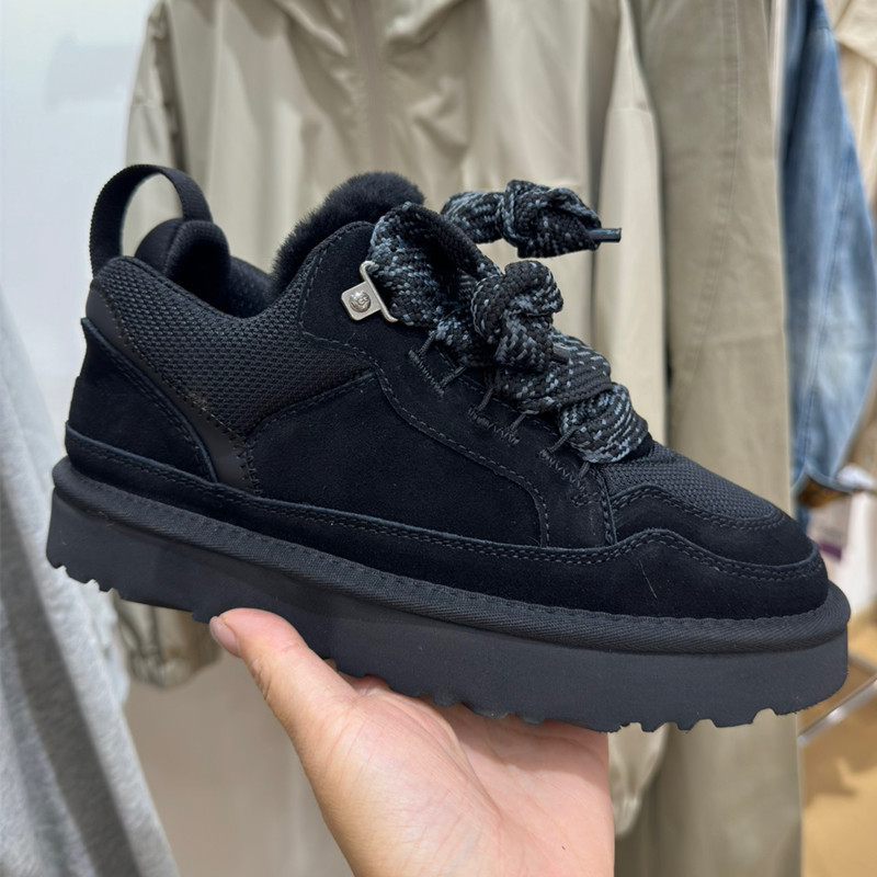 新しいメルカップル男性と女性のスノーブーツ女性の厚い底の毛皮一体型暖かいカジュアル|undefined