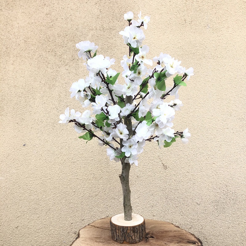 New Year Artificial Tree Novel Peach Blossom Tree Cherry Blossom Tree Fake Tree Desk Ornament Chinese New Year Decorations Spring Festival