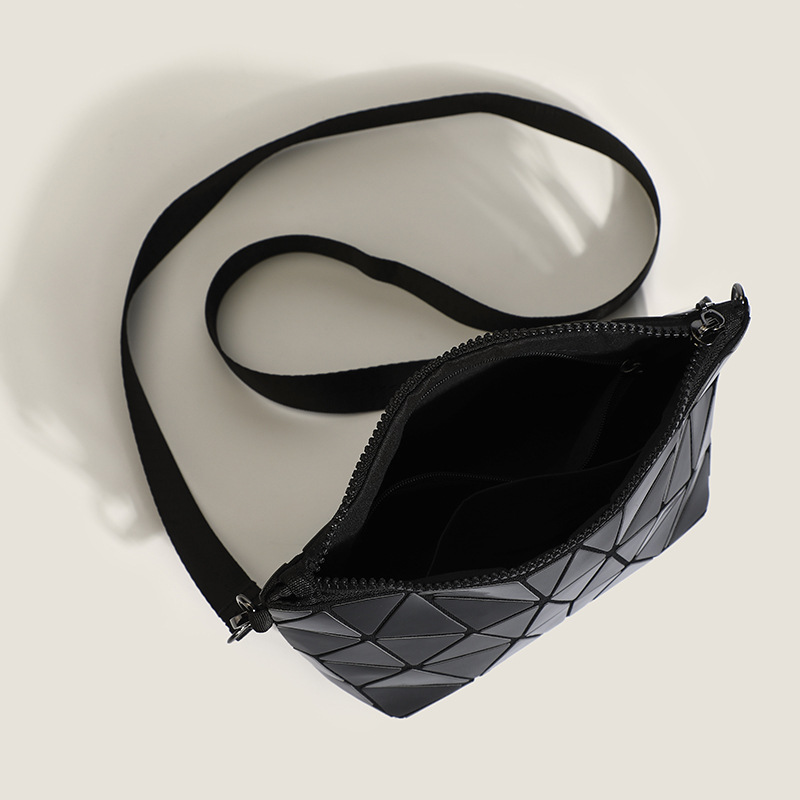 Japanska ženska torba istog stila, nova geometrijska dijamantna mrežasta sklopiva torba za jesen/zimu, moderna, jednostruka_voghion.com