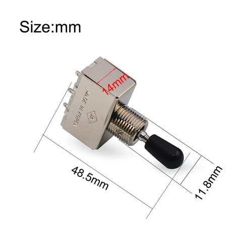 Closed LP electric guitar shifter, shaking head three-position shift switch, guitar 3-position tone conversion switch