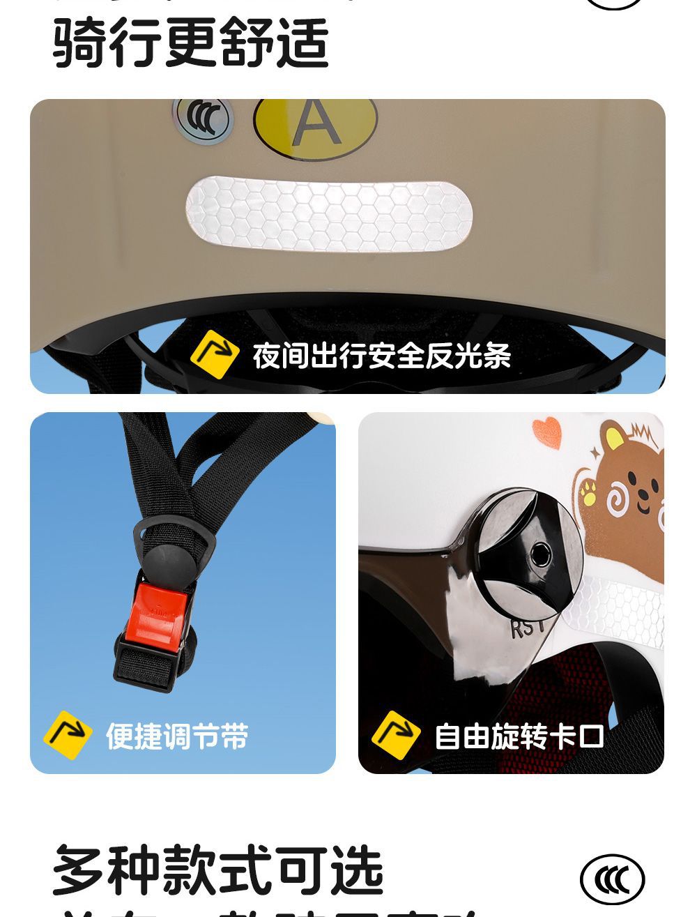 3C Certified Children's Safety Helmet 1-6 Years Old