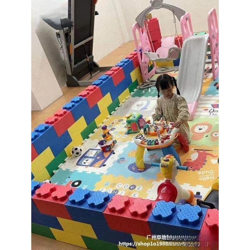 儿童积木乐园商场泡沫城堡墙围栏大块室内玩具