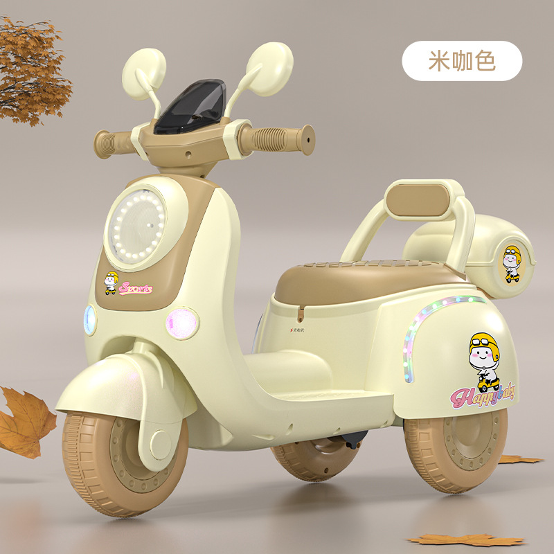 Triciclo Eléctrico Infantil con Control Remoto de Doble Asiento image 8