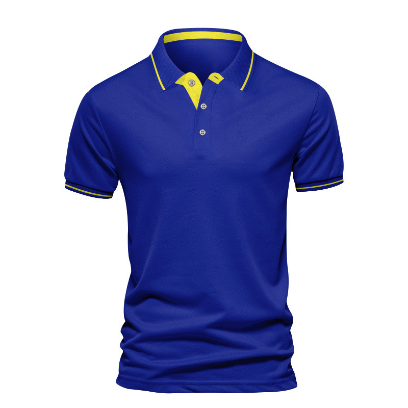 Men's Solid Color Polo Shirt Men's Clothing display picture 8