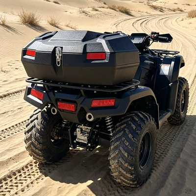 waterproof all-terrain vehicle toolbox: Motorcycle trunk