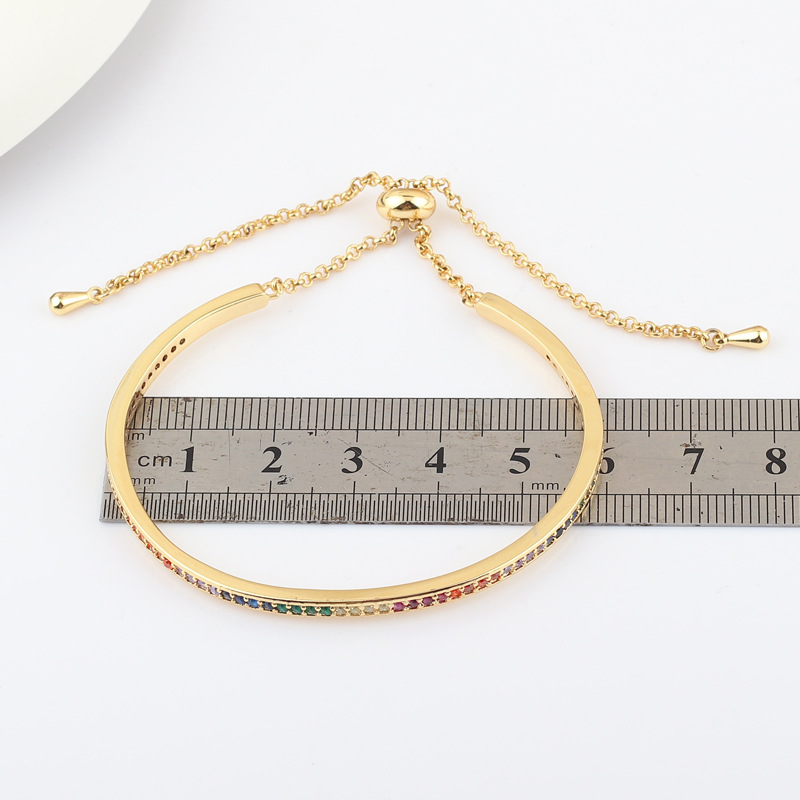 Retro Heart Shape Snake Copper Bangle Inlay Zircon Copper Bracelets