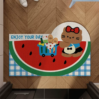 and Wear-Resistant Door Mat, Multifunctional, Avtomobil döşəmə paspasları - shopping-katie-4060cm-silk-circle