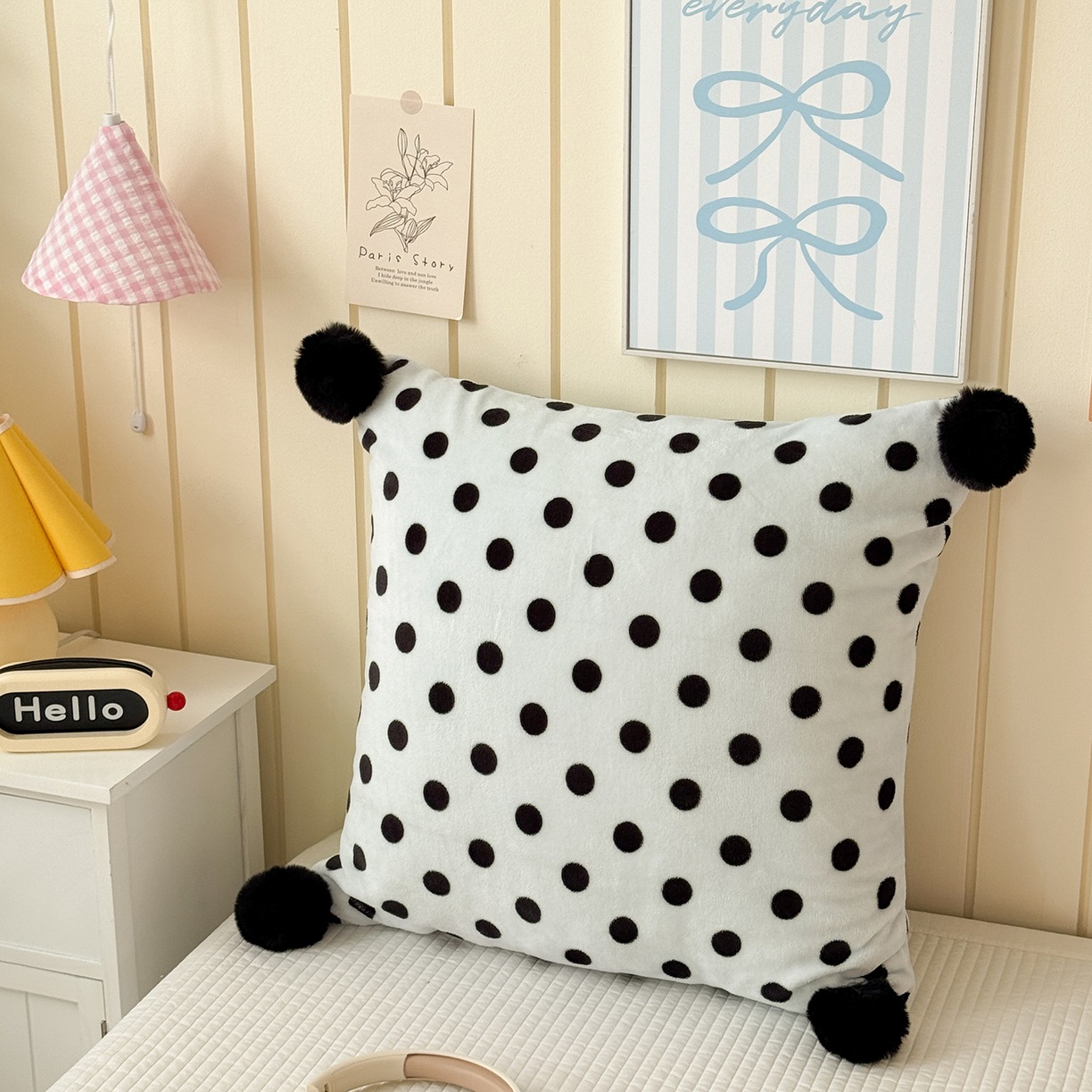 Nuevo estilo simple de almohada de cabello de vello para la sala de estar almohada de respaldo corta de arena para el hogar simple cojín sobre la oficina en el viento