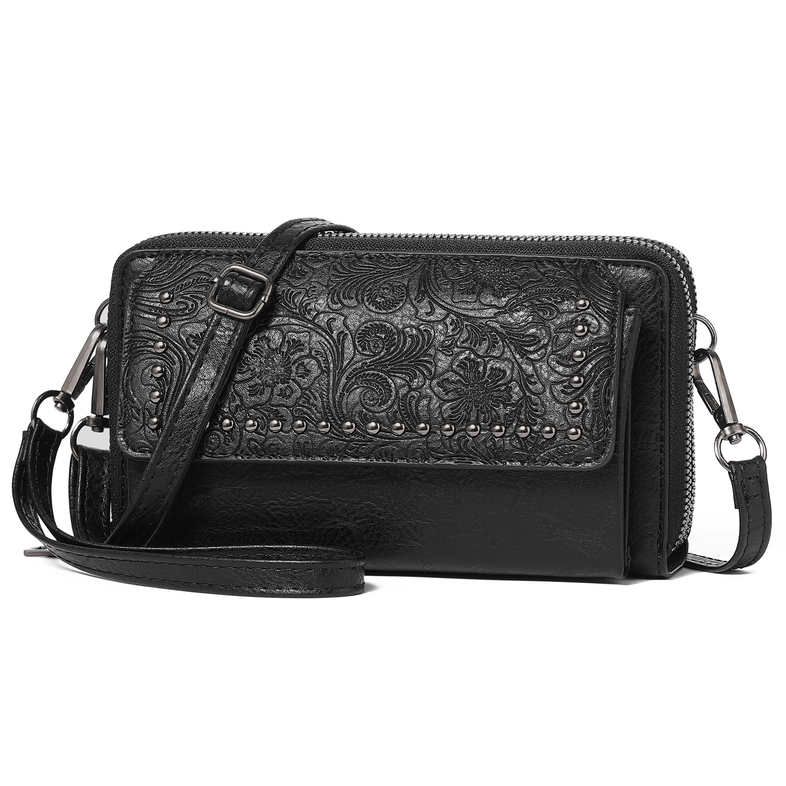 Borsa a tracolla da donna con rilievo stile europeo_voghion.com