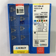 KORLOY克洛伊小三角形铜件刀粒TCGT110204-AK H01数控铝用车刀片
