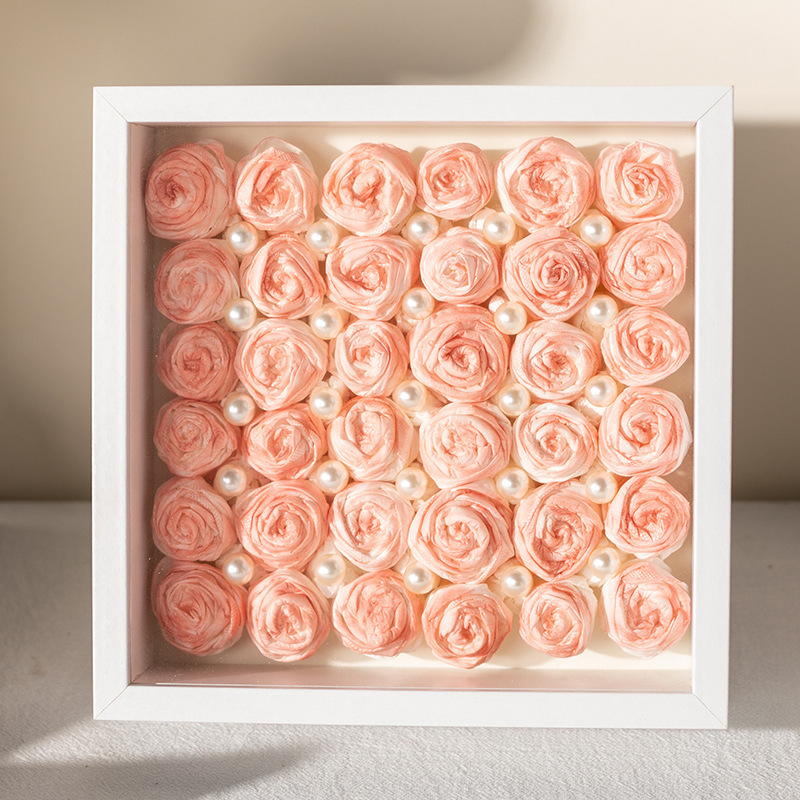 Paper Towel Rose Photo Frame Table Handmade DIY Eternal Flower Picture Frame Wholesale Valentine's Day Gift Dried Flower Display Frame Paper Towel Rose Photo Frame Table Handmade DIY Eternal Flower Picture Frame Wholesale Valentine's Day Gift Dried Flower Display Frame