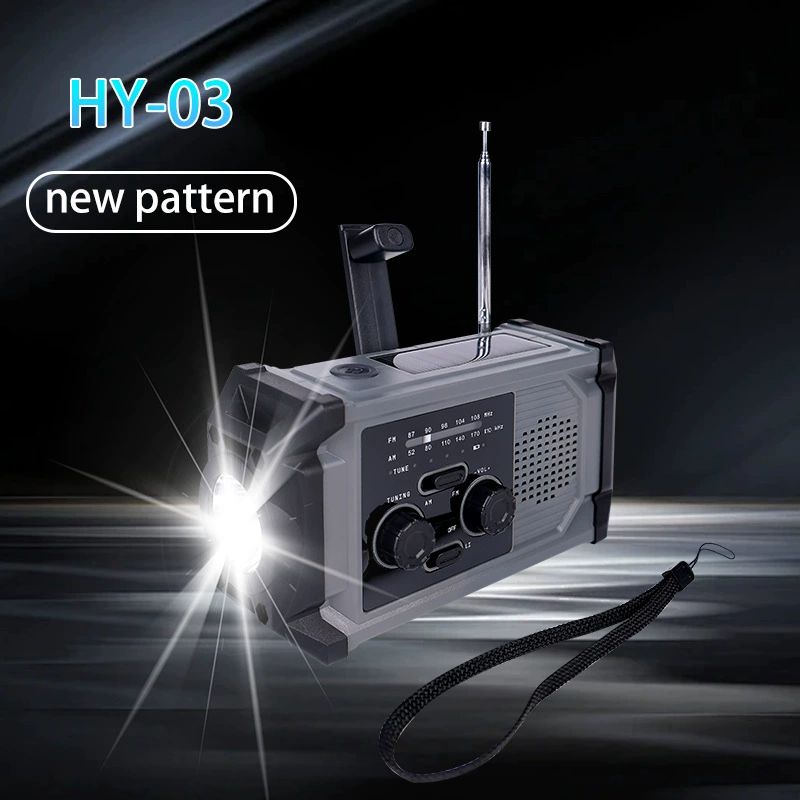 2025 новый Amazon солнечная ручная генерация многофункциональный WB радио фонатор с функцией сигнализации