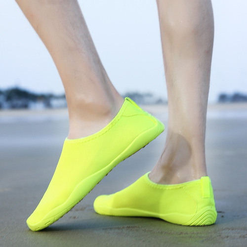 Summer outdoor beach shoes for men and women, snorkeling and wading shoes, soft-soled, quick-drying swimming shoes, non-slip, anti-cut, breathable river-tracing shoes