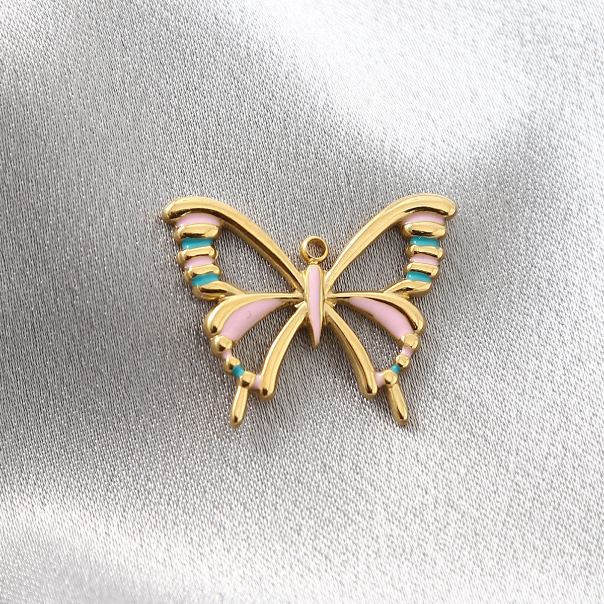 20 * 25mm Jewelry Making Size 20 * 25mm 304 Stainless Steel Butterfly Pendant Jewelry Accessories