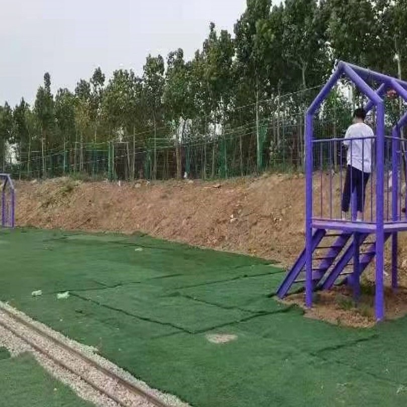 Outdoor children's zipline non-motorized playground equipment, small non-motorized playground equipment