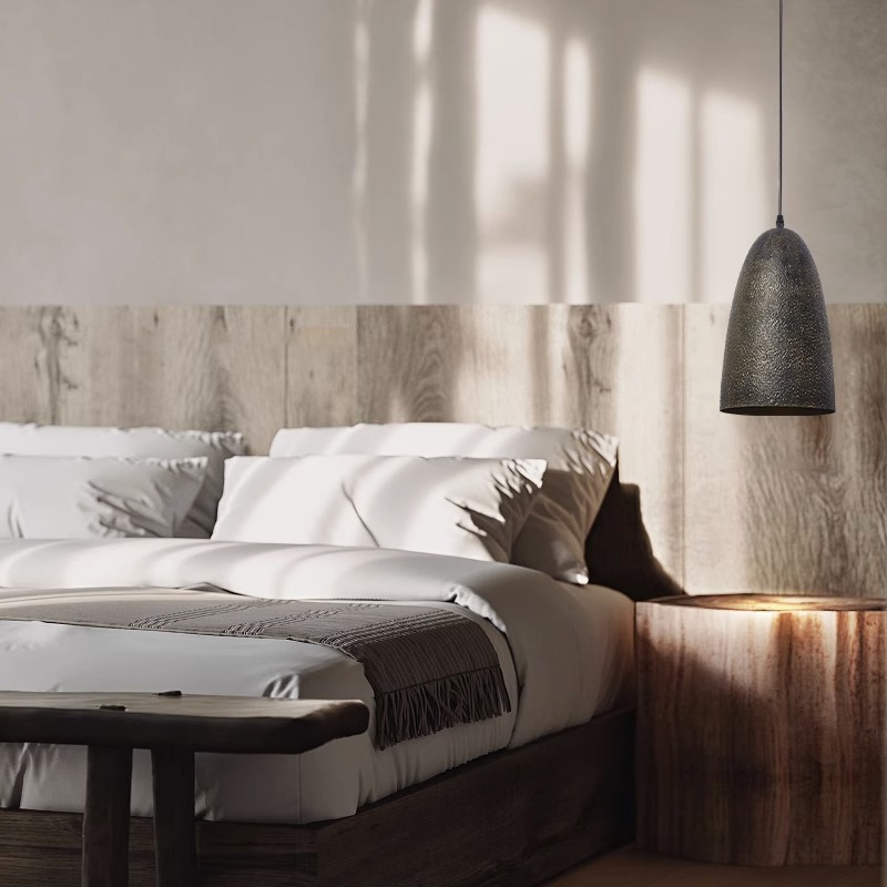 設計師工業風餐廳吊燈餐桌吧檯燈復古侘寂風民宿茶室臥室床頭燈具