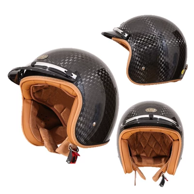Motosiklet kaskı (dəbilqə) — and Women's Motorcycle Helmet 3/4 - oc02-square-m