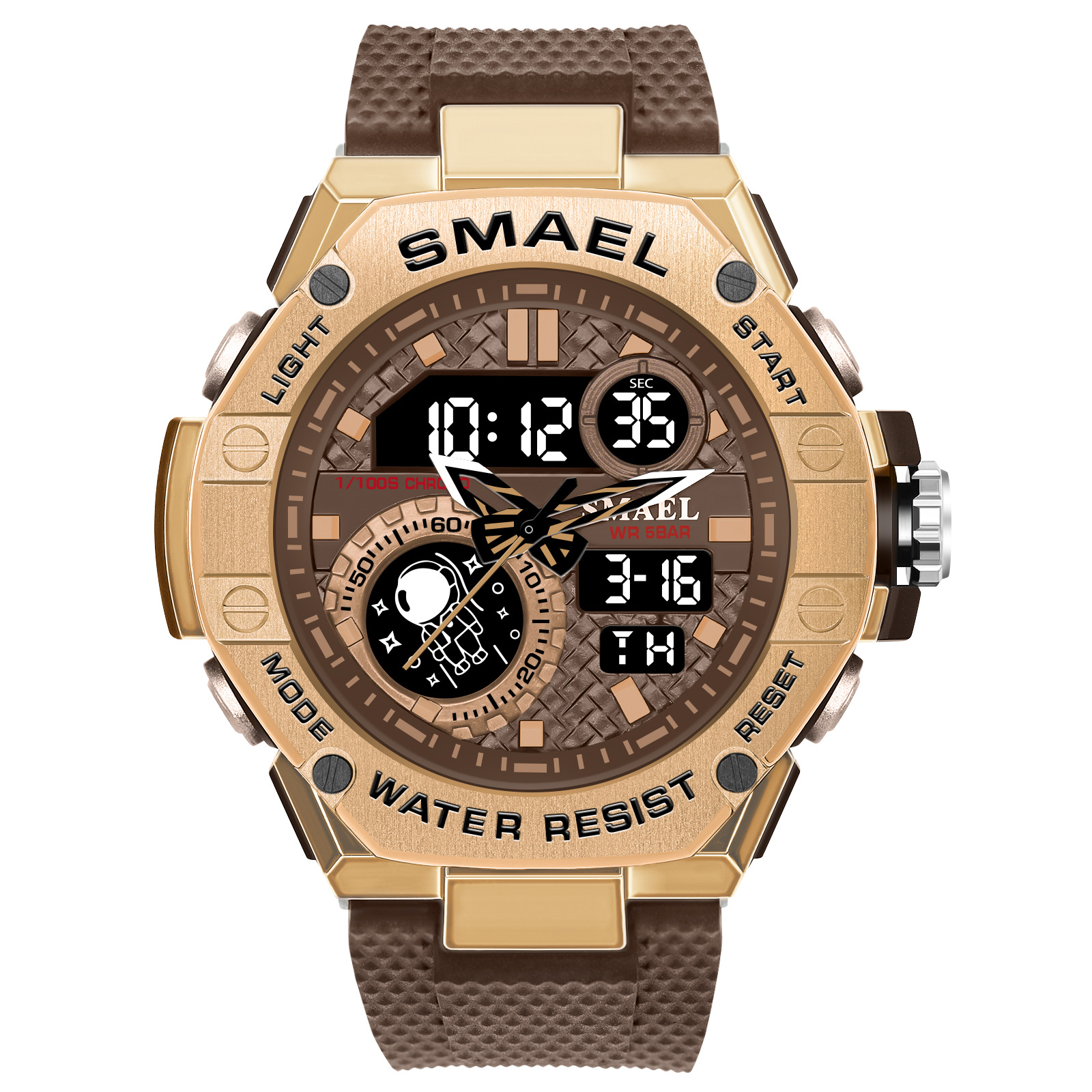 SMAEL Smale Venta caliente reloj de los hombres deportes al aire libre cronómetro electrónico cronómetro multifunción reloj deportivo 8068