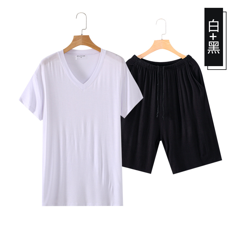화이트 + 블랙 ● 브이넥