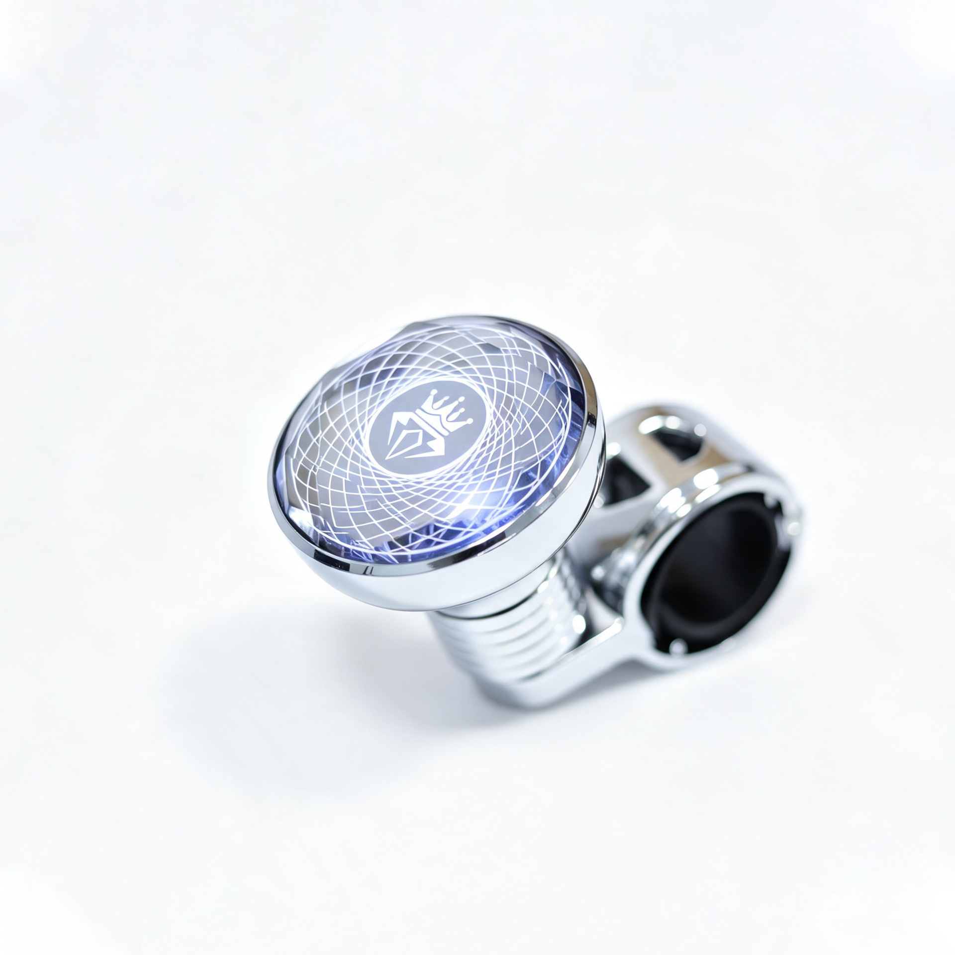 Cross-border new LED crystal steering wheel assist ball, car steering wheel assist device, car steering aid
