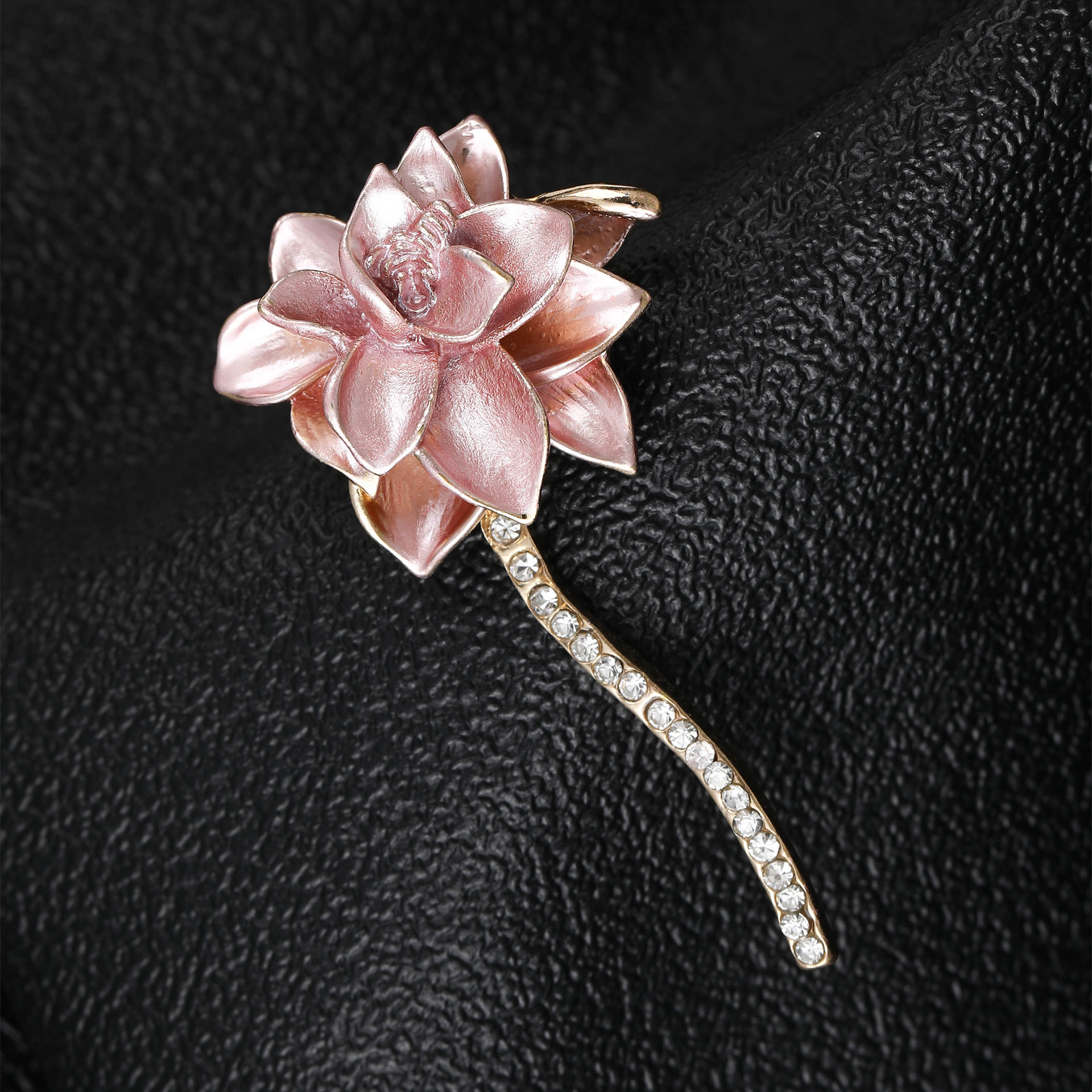 16g Weight Brooches Classification Holiday Occasion Alloy Material Flower Pattern Women's Gender Enamel Design Pin Flower Alloy Enamel Women's Brooches 13