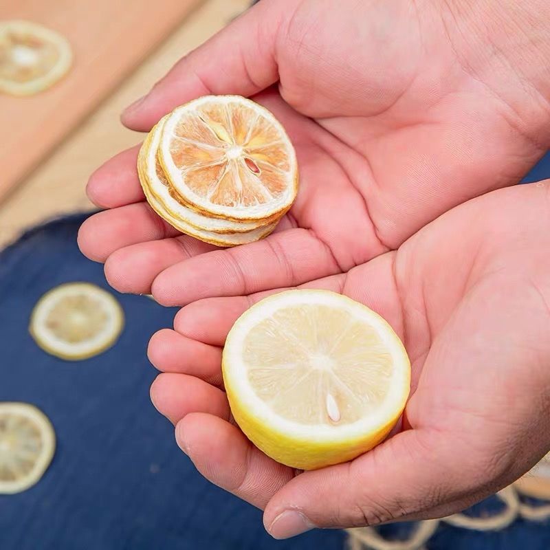 Dried Lemon Slices Ning Meng Pian 500g Oven Dried Citrus Slices for Herbal Tea and Infusions quality and texture