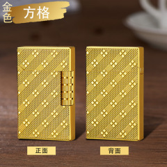 廠家直銷金屬充氣側滑砂輪朗聲明火打火機個性創意高檔火機禮品