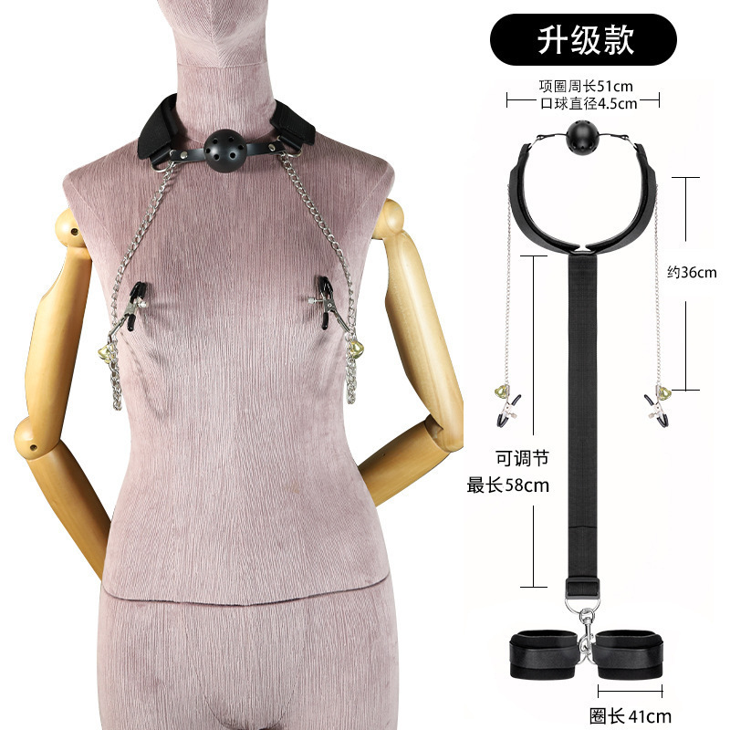 Jiuai Bell Nipple Clamps in Pink, Metal and PVC Body, Adult Couple Sensory Accessory — detail image 28