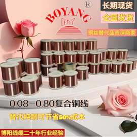厂家直销复合铜 镀锡复合铜 复合铜线 0.08-0.80节约一半成本现货