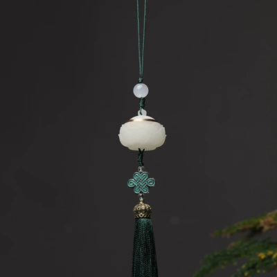 for Live Streaming, Car hanging - luminous-lotus-sachet-diffuser-pendant