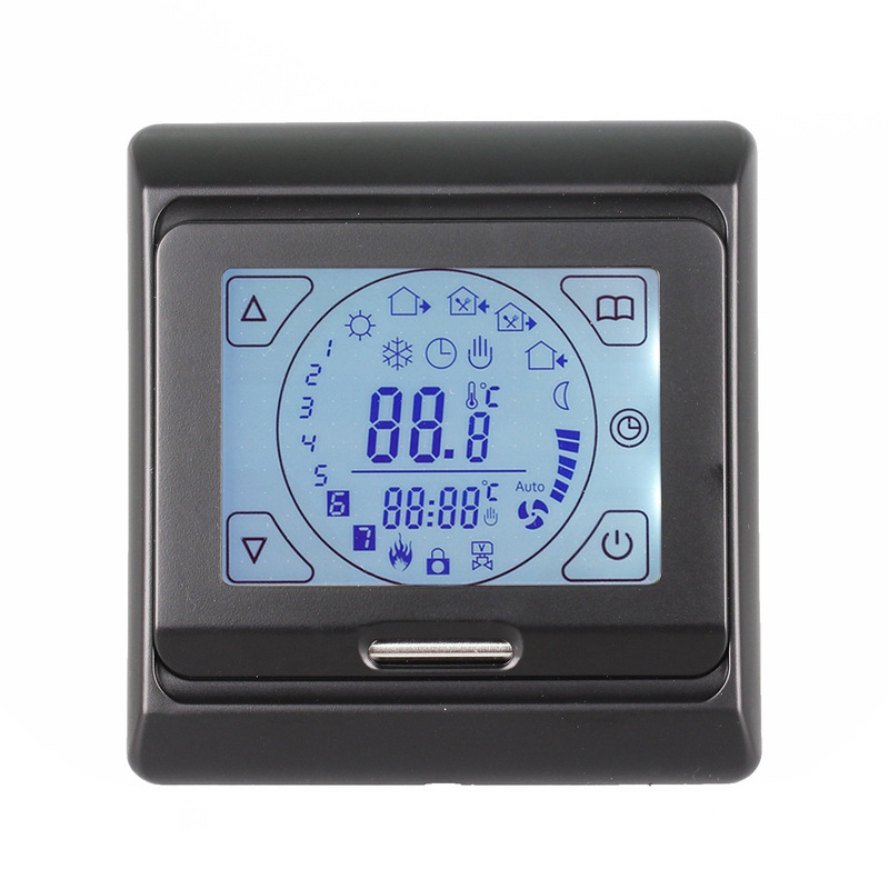 E91.716 touch screen floor heating thermostat 16A electric heating electric heating controller thermostat warranty for 2 years E91.716 touch screen floor heating thermostat 16A electric heating electric heating controller thermostat warranty for 2 years