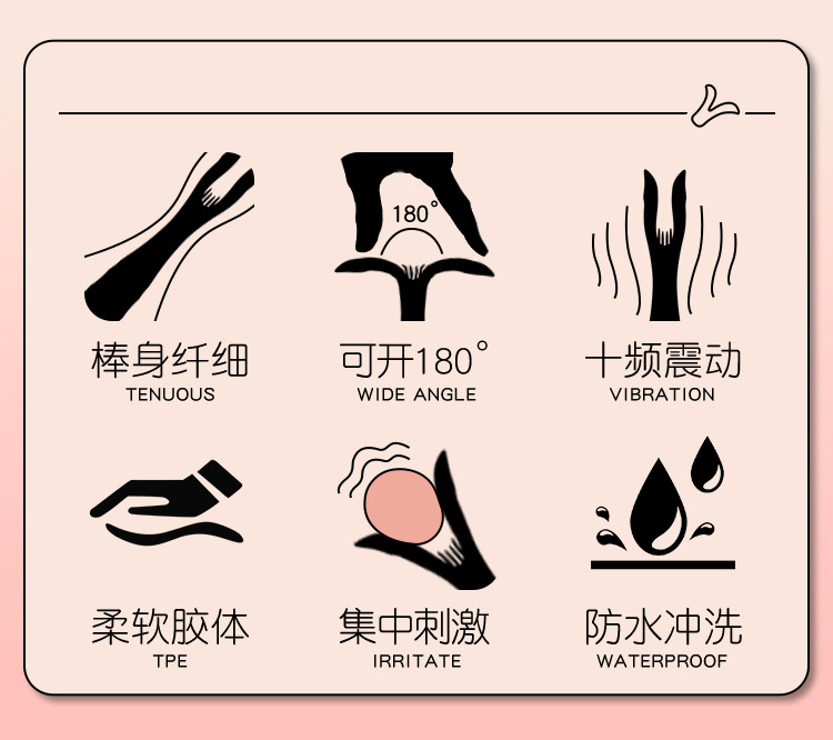 Fully Automatic Vibrating Massager for Adults with TPE and ABS Body, Button Control — detail image 18