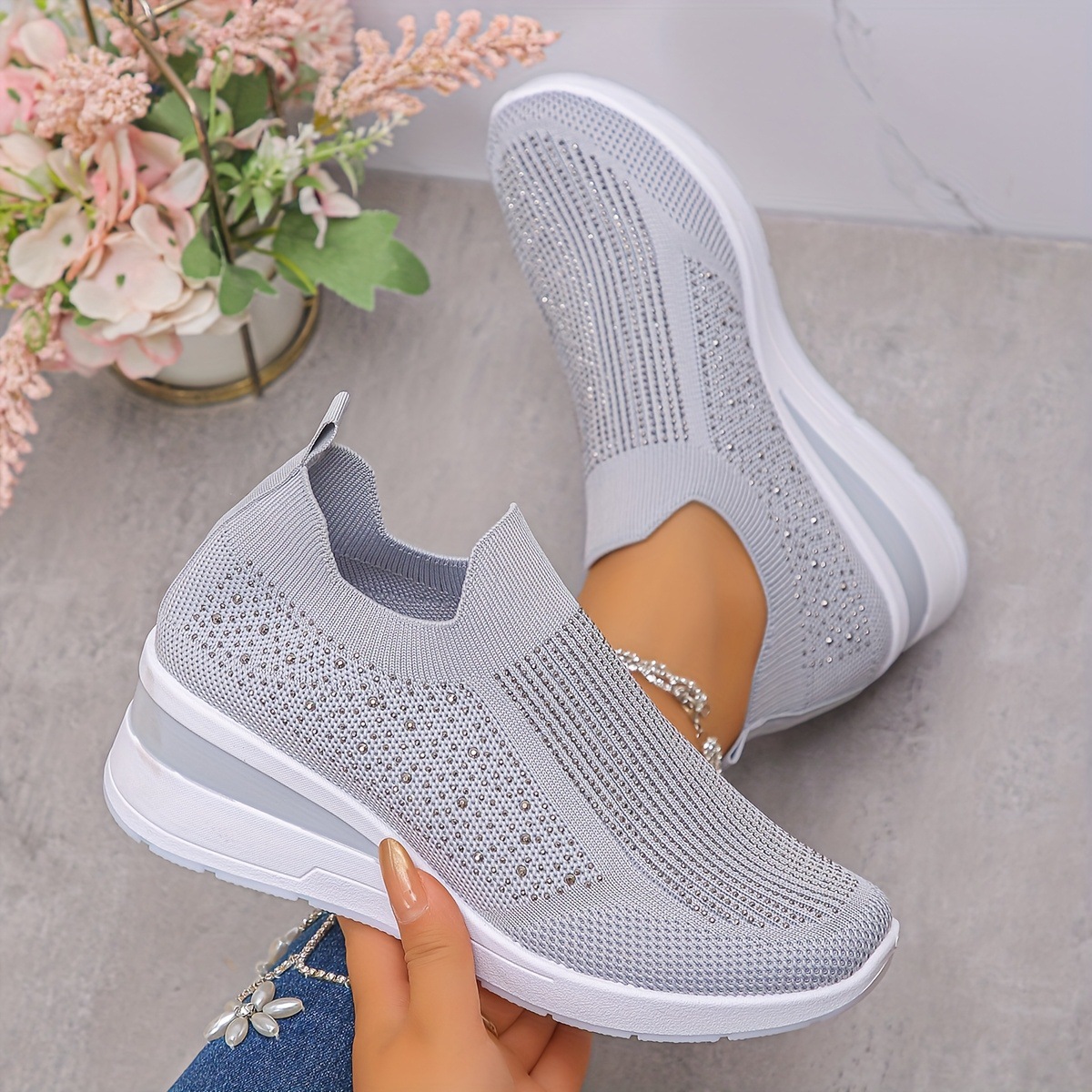 Zapatos bajos de moda para mujeres, ligeros y transpirables, mejores opciones para caminar y comprar. image 8